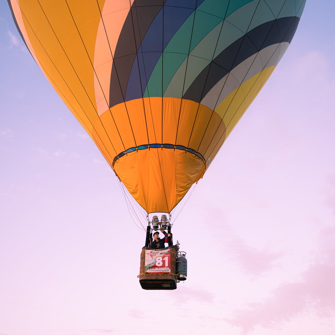 Dominic Bareford balloon pilot