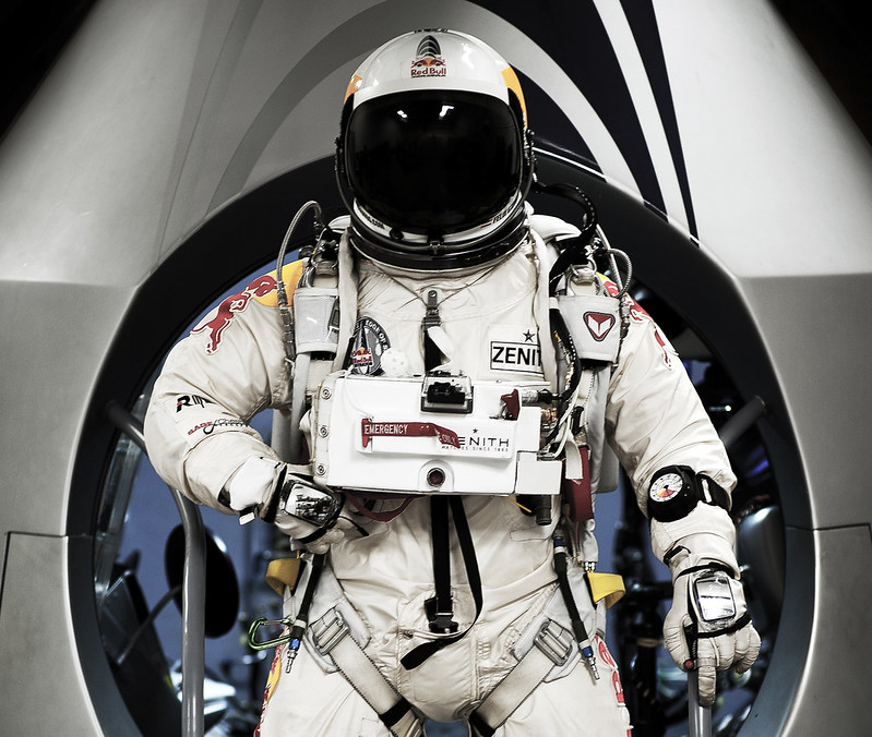 Felix Baumgartner Red Bull Stratos skydive