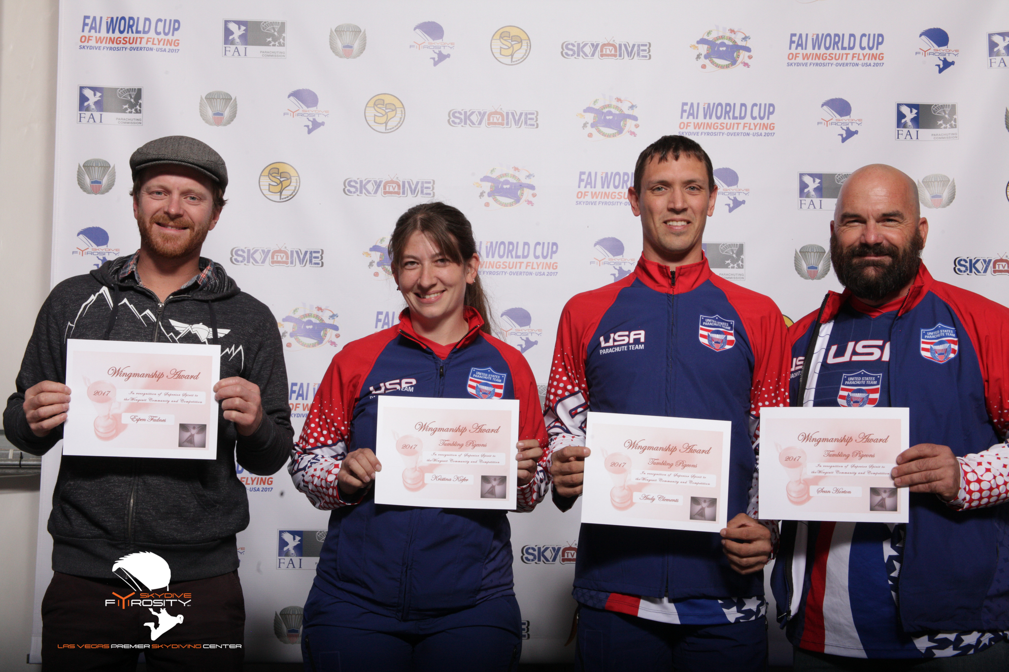 Judges' award - Tumbling Pigeons and Espen Fadnes