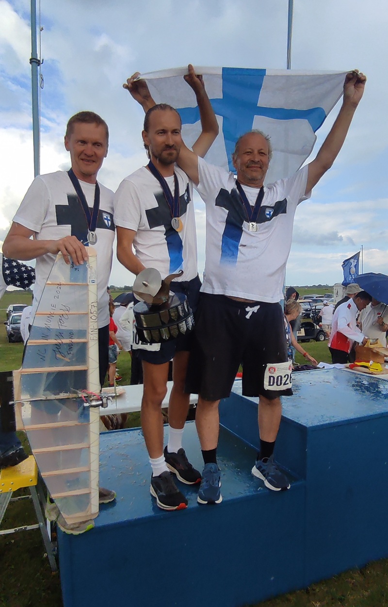 Kimmo Valkonen, Jussi Forss, and Timo Forss of Finland